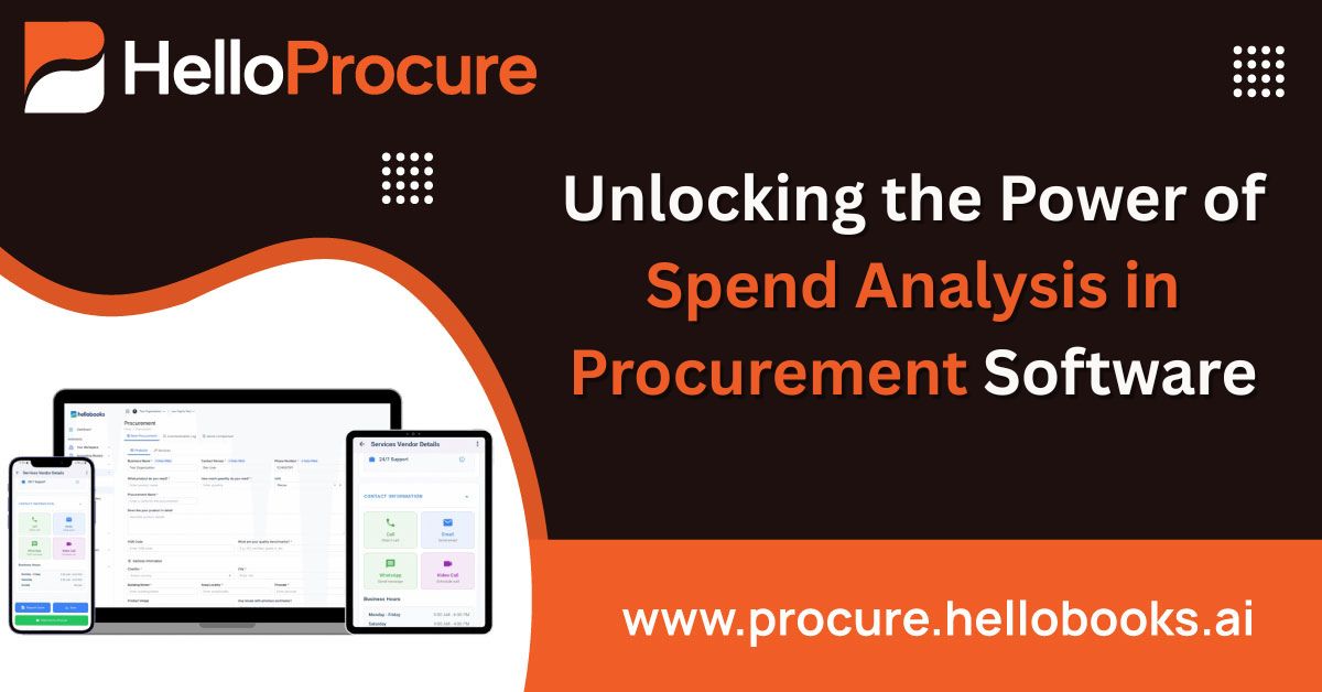 Procurement Spend Analysis